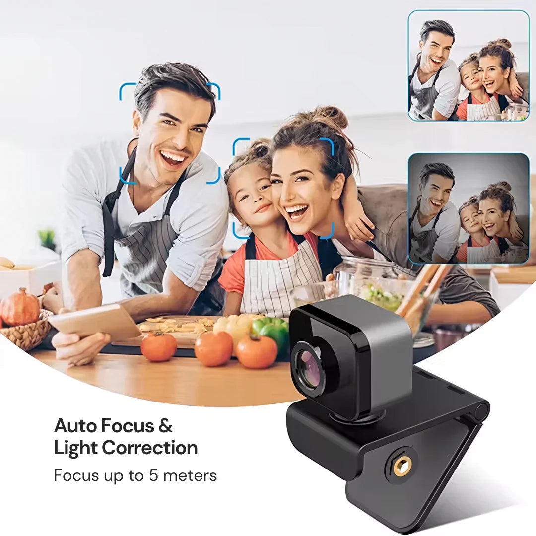 TETRA ClearCam Full HD 1080P 2K Webcam with Mic