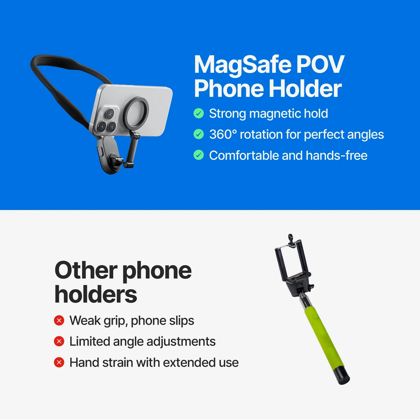 TETRA MagSafe POV Phone Holder